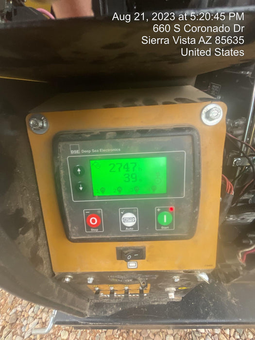 2021 Allmand NLV3GR (4) LED Light Fixture 350W, 23' Vertical Mast, 3kW Prime, Towable, Deep Sea L401, Leveling Jacks, Yanmar T4F 5.8hp