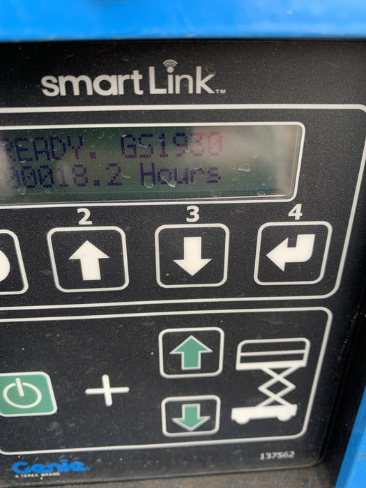 2020 Genie GS-1930 Solid Non Marking Tires, Beacon, Folding rails with half height swing gate, 800W Inverter