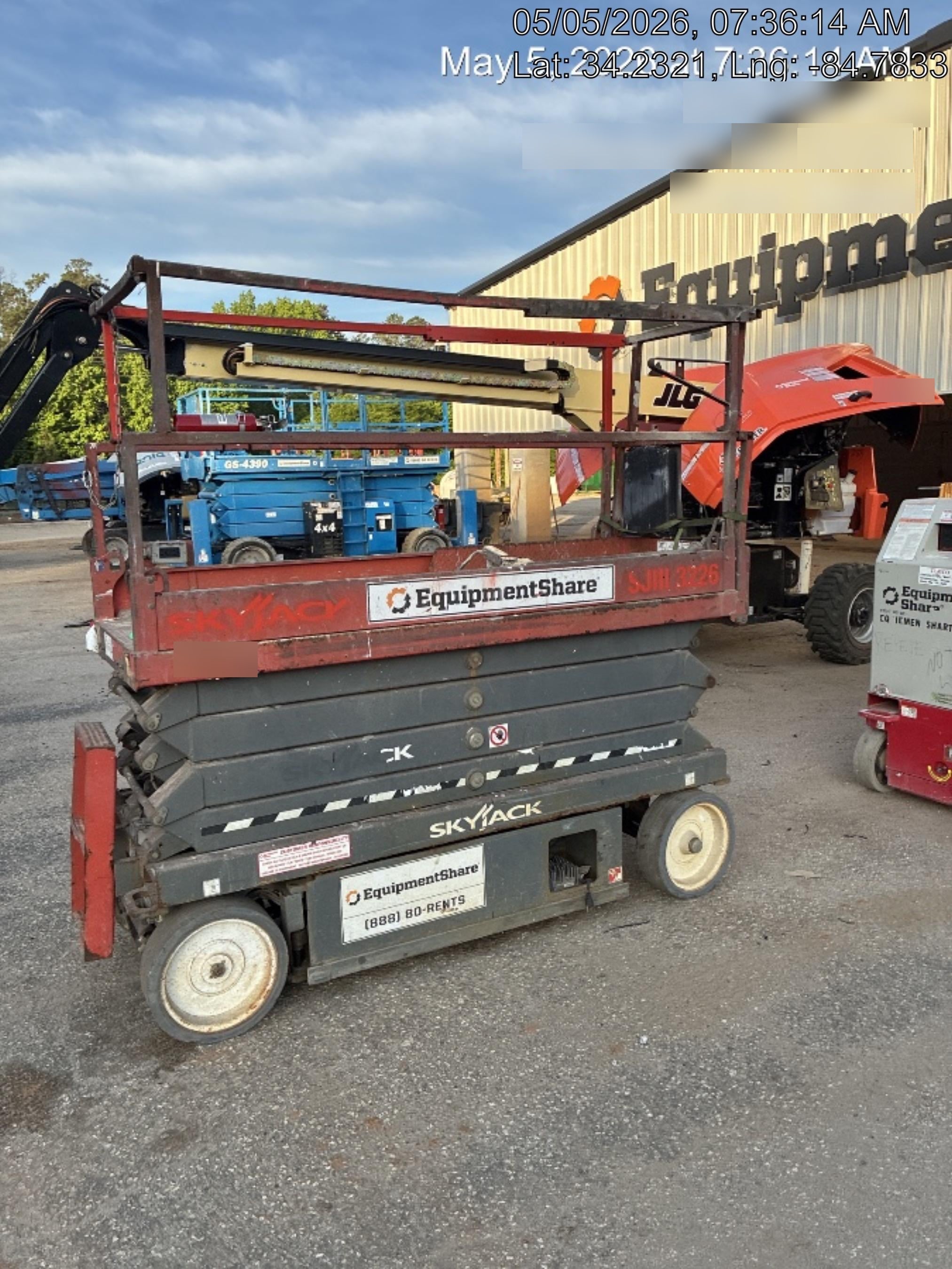 2019 Skyjack SJIII-3226 Standard Options, Trojan Batteries