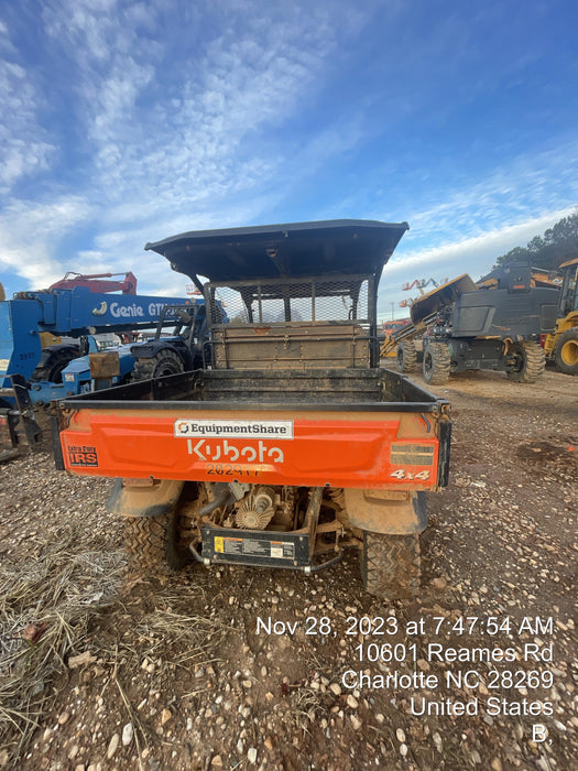 2022 Kubota RTV-X1140W-H Plastic Canopy, Windshield Acrylic Clear, LED Strobe Light, Wire Harness Kit, Back up Alarm