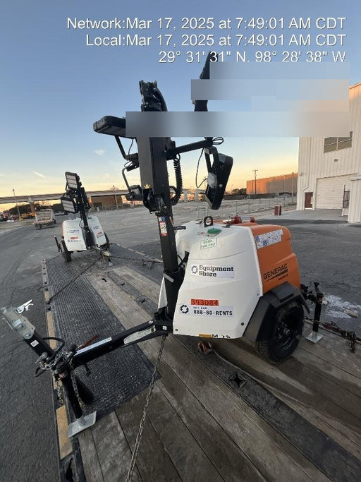 2024 Generac MLT2 Diesel, Flex Switch 120V Input, Powerzone Controller, 
(4) 320W LED Lights, 4kW Generator, 39.9 Gal Fuel Tank, 2" Ball, T3