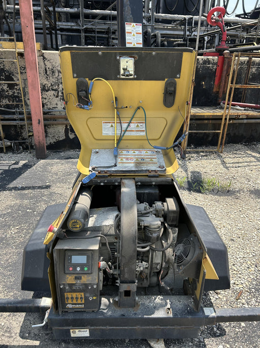 2022 Allmand NLV3GR (4) LED Light Fixture 350W, 23' Vertical Mast, 3kW Prime, Towable, ES Decals, T3