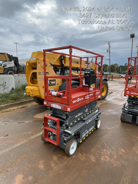2024 Skyjack SJ3219 Electric Drive, Sld NM Tires, DBcns, RFRails, Power to Platform, T3 + Access Control