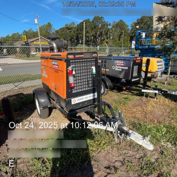 2022 Lincoln Electric Vantage 549X Crosslink Technology, Trailer Mounted, ES Decals, T3