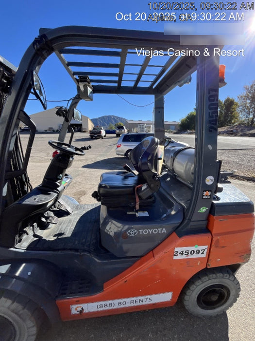 2022 TOYOTA 8FGU25 LP w/ Scale