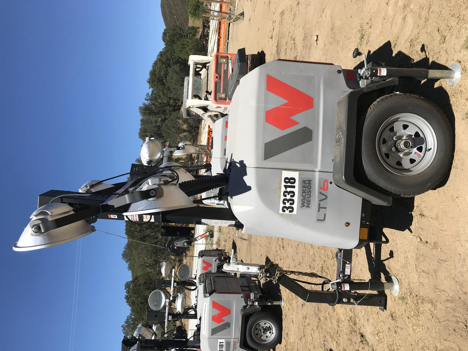 2019 Wacker Neuson LTV6L-MH Wacker Neuson LTV6L Mobile Light Tower w/Fuel Level Sensor Installed
