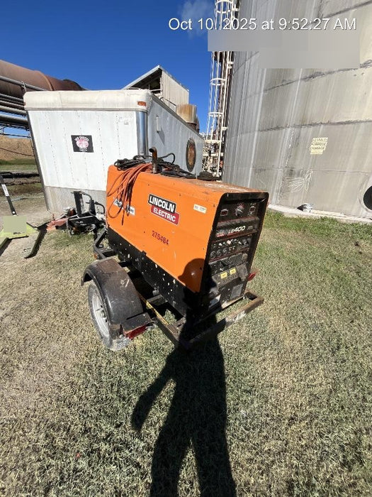 2022 Lincoln Electric LE400 Kubota V1505, Trlr, Cable Rack, Light Kit, ES Decals, T3