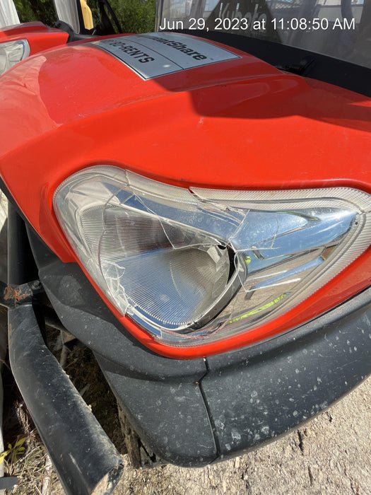 2022 Kubota RTV-X1140W-H Plastic Canopy, Windshield Acrylic Clear, LED Strobe Light, Wire Harness Kit, Back up Alarm