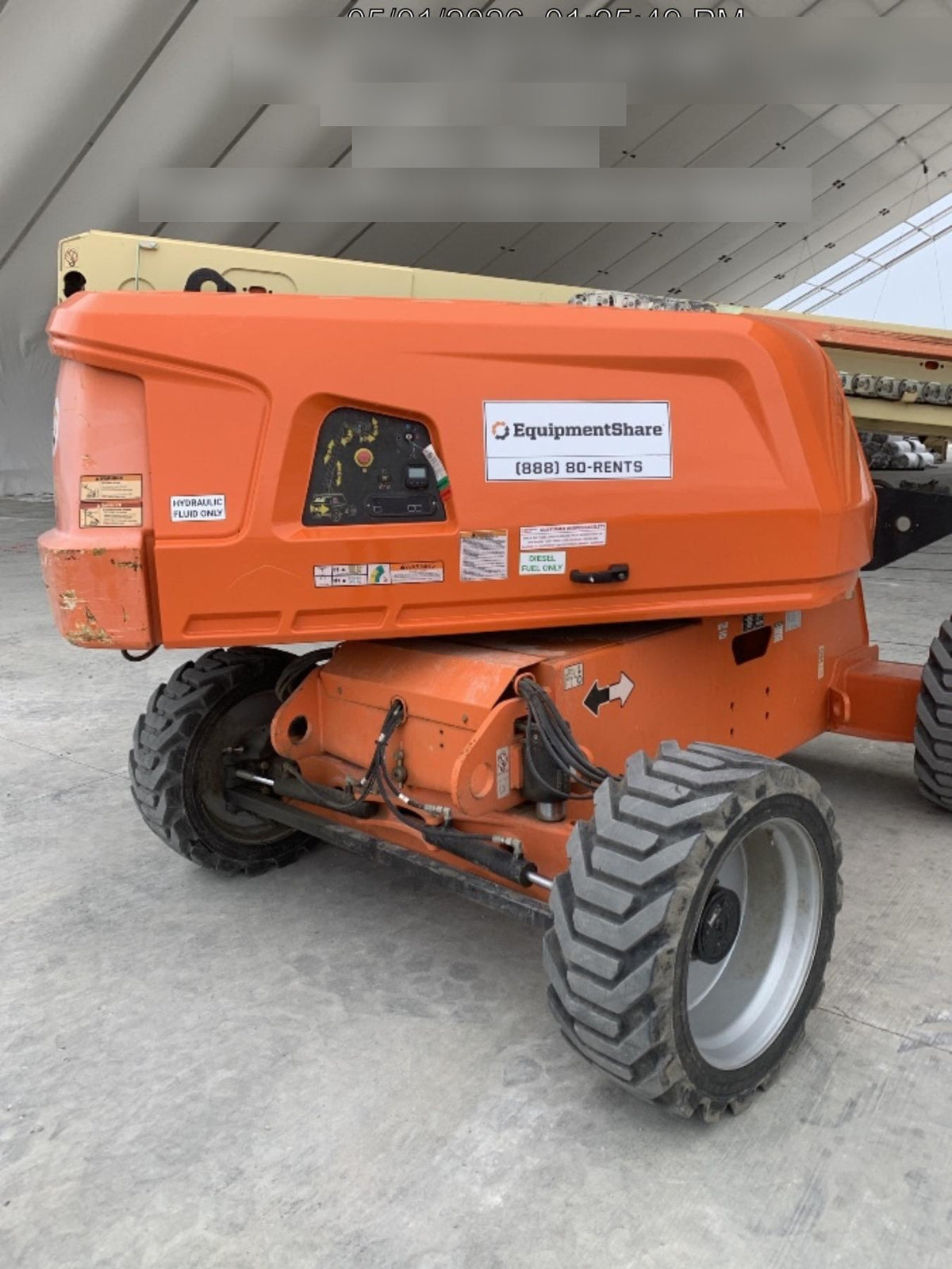 2019 JLG 660SJ 4WD w/Deutz Diesel Engine, FF Tires, Beacon, Welder-Ready Package