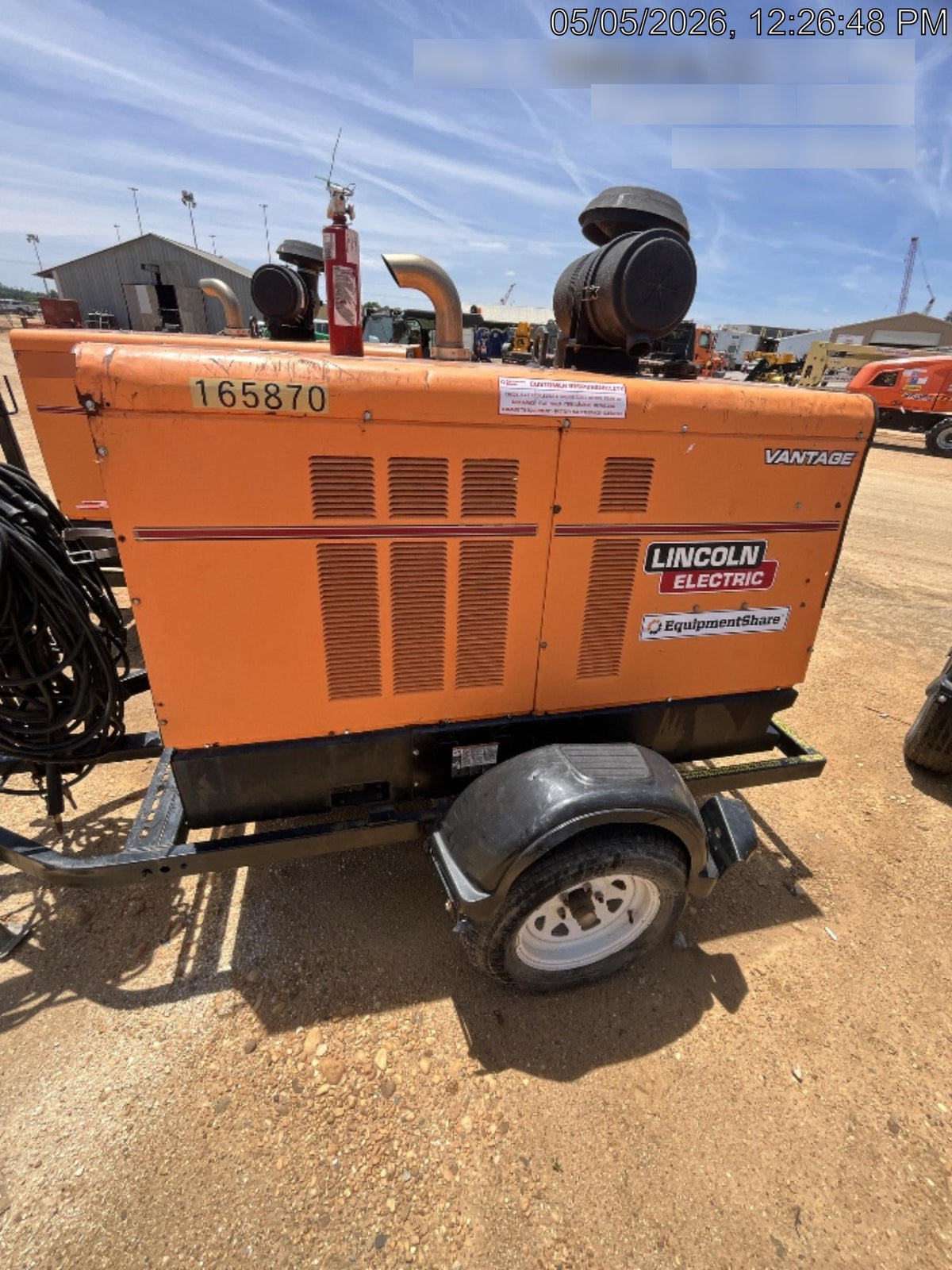 2021 Lincoln Electric Vantage 549X VANTAGE 549X READY-PAK 3 (EQUIPMENTSHARE)