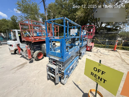 2020 Genie GS-1930 Solid Non Marking Tires, Beacon, Folding rails with half height swing gate
