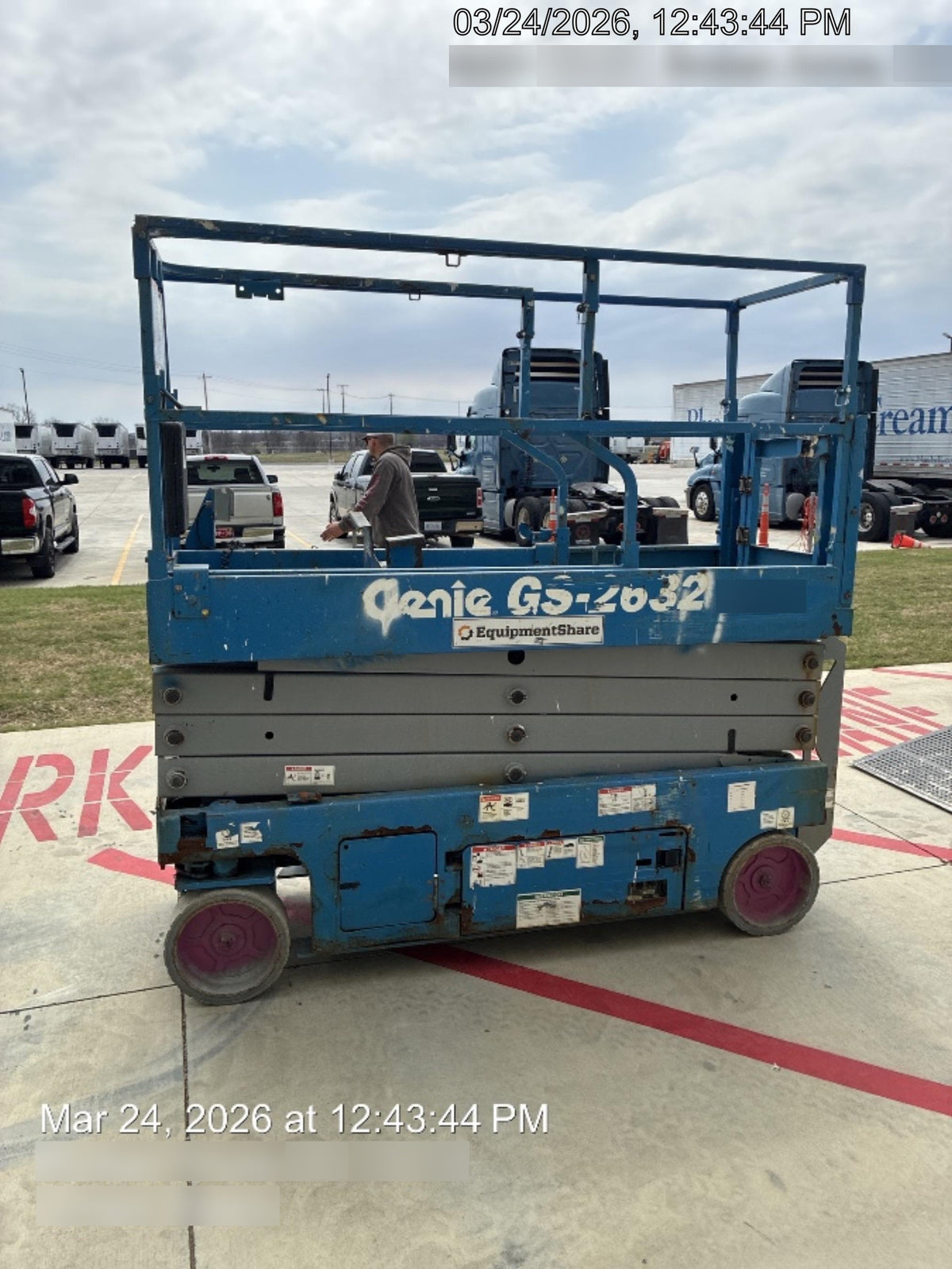 2018 Genie GS-2632 Genie GS-2632 w/Fixed Rail, Chain Entry