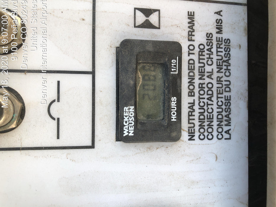 2018 Wacker Neuson LTV6L-MH Wacker Neuson LTV6L Mobile Light Tower w/Fuel Level Sensor Installed