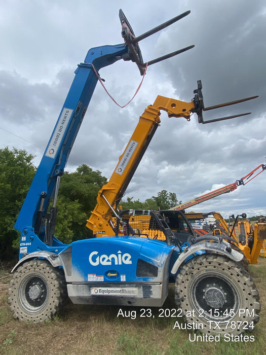 2020 Genie GTH-844 Canopy, Solid Tires, Work Lights, Beacon, Aux Hydraulics, Back up Alarm, Lifting Eye