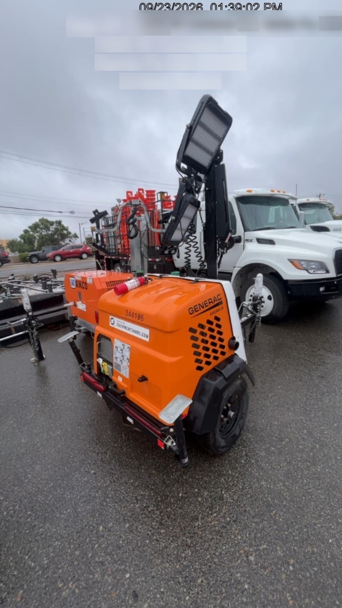 2023 Generac MLT2 Diesel, Flex Switch 120V Input, Powerzone Controller, (4) 320W LED Lights, 4kW Generator, 39.9 Gal Fuel Tank, 2" Ball, T3