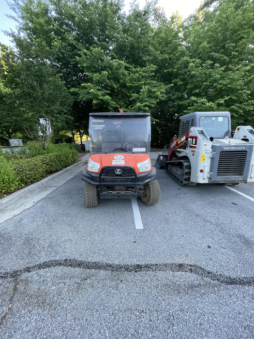 2021 Kubota RTV-X1140W-H Plastic Canopy, Windshield Acrylic Clear, LED Strobe Light, Wire Harness Kit, Back up Alarm