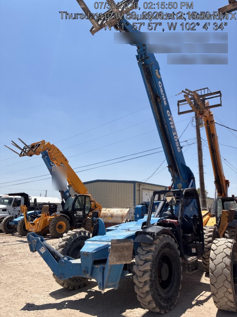 2017 Genie GTH-1056 Genie GTH1056, Solid Tires, 60" carriage, Light Kit, Open ROPS