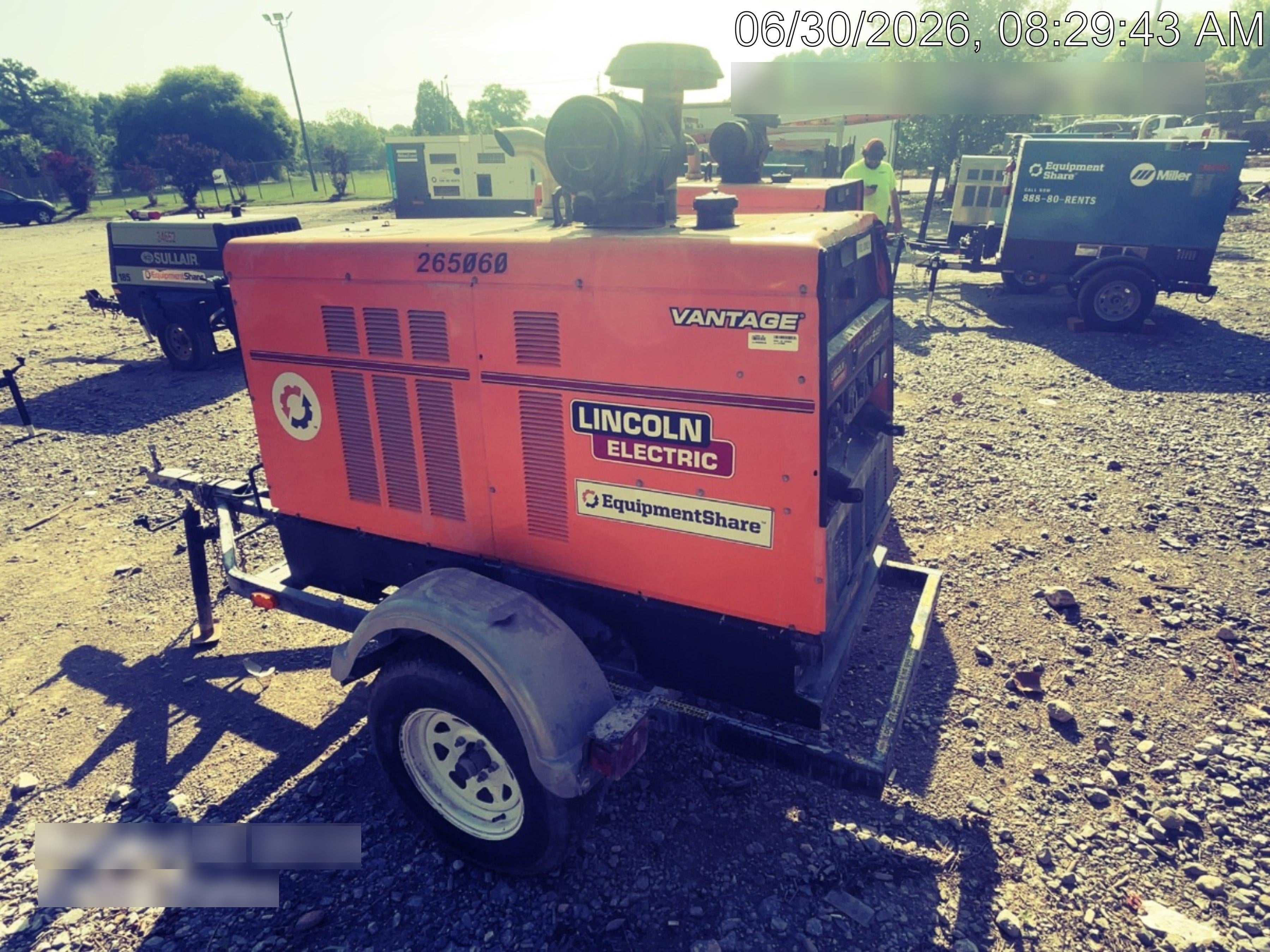 2022 Lincoln Electric Vantage 549X Crosslink Technology, Trailer Mounted, ES Decals, T3