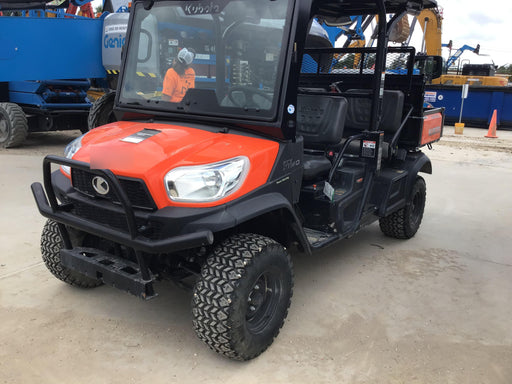 Kubota RTV-X1140W-H 4wd Utility Cart, LED Strobe, Windshield Tempered Glass, Pastic Canopy, Wire Harness Kit, Backup Alarm