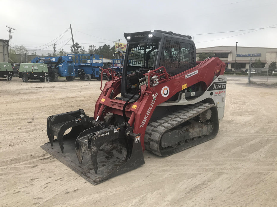 2020 Takeuchi TL12V2-CRH Cab, Rubber Track, & HF