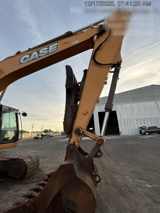 2016 Case CX300D CAB A/C, 12' ARM, STEEL TRACKS, THUMB