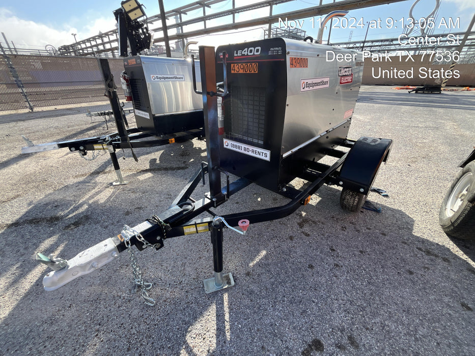 2024 Lincoln Electric LE400 Kubota V1505, Trlr, Cable Rack, Light Kit, ES Decals, T3