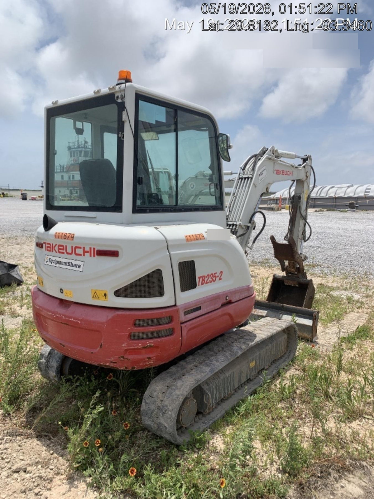 2020 Takeuchi TB-235-2CR Cab/Heat/Air, Rubber Tracks, Manual TAG QC