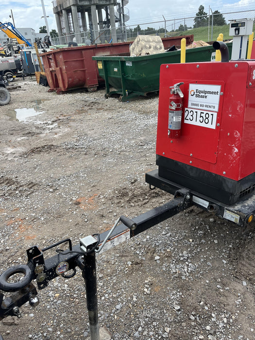 2022 Shindaiwa DGW400MDL Kubota D902 Engine, 23 HP, Dual Op Welder, Wire, Arc, Droop Stick, Tig, and CC Stick Functionality, Simulphase, 3 Phase and 1 Phase Gen Output, Single Axle NB Trlr, Slr Trckl Chrg 12V 12W, Fire Ext