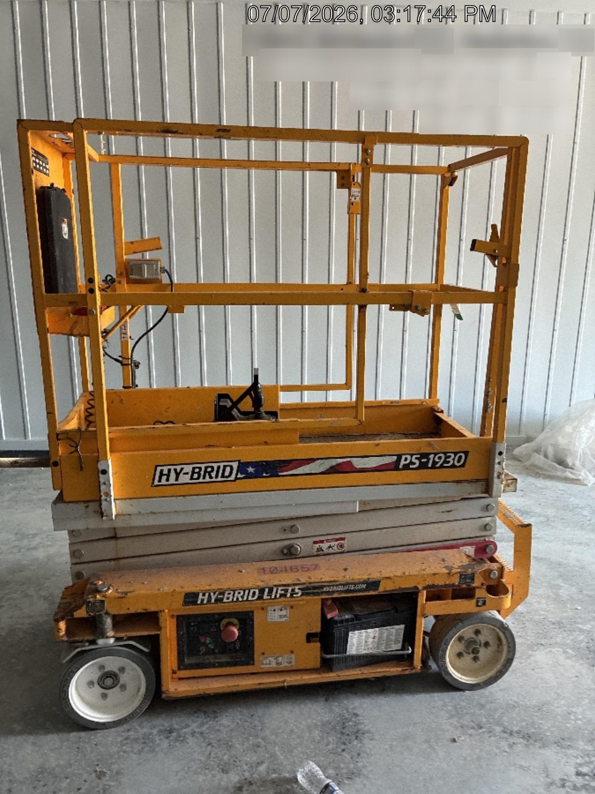 2020 Hy-Brid PS-1930 Pro Series - 19' Scissor Lift, LCS