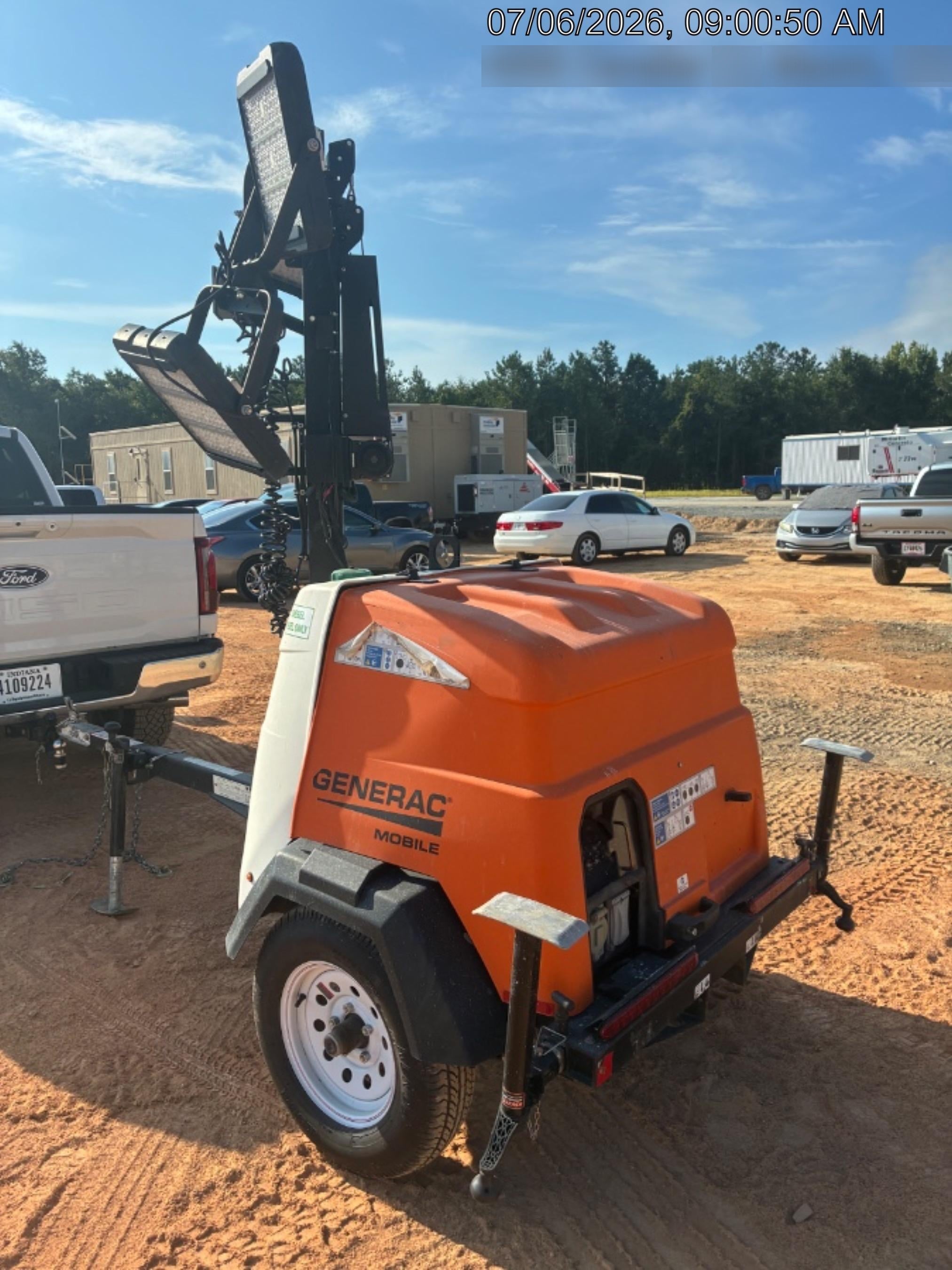 2024 Generac MLT6SKDS-STD4 ELEC WINCH Diesel, Electric Winch Mast, Powerzone Controller, (4) 320W LED Lights, 4kW Generator, 39.9 Gal Fuel Tank, 2" Ball, T3