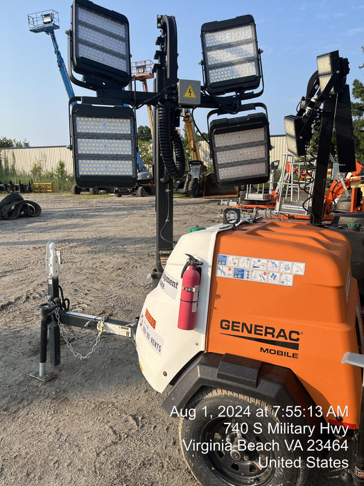 2023 Generac MLT2 Diesel, Flex Switch 120V Input, Powerzone Controller, 
(4) 320W LED Lights, 4kW Generator, 39.9 Gal Fuel Tank, 2" Ball, T3