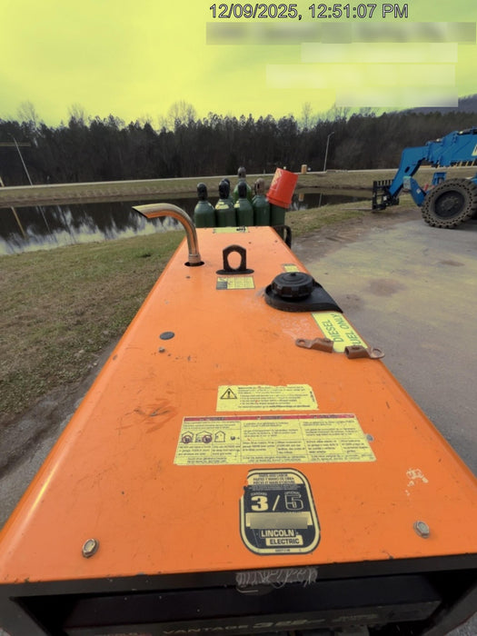 2021 Lincoln Electric Vantage 322 Vantage 322 Ready Pak 3 w/ Decals, ORANGE (includes trailer, cable rack, fender light kit) NO Telematics