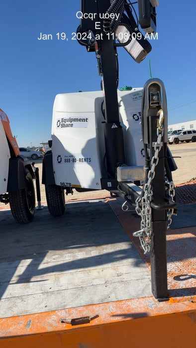 2023 Generac MLT2 Diesel, Flex Switch 120V Input, Powerzone Controller, 
(4) 320W LED Lights, 4kW Generator, 39.9 Gal Fuel Tank, 2" Ball, T3