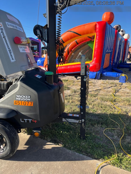 2024 Wacker Neuson LTT4 Diesel, Kohler KDW702, Deep Sea Controller, Auto Start, LED 320W, Bypass Outlet, T3
