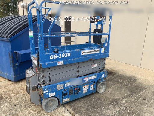 2019 Genie GS-1930 Fixed Rails with Chain Entry