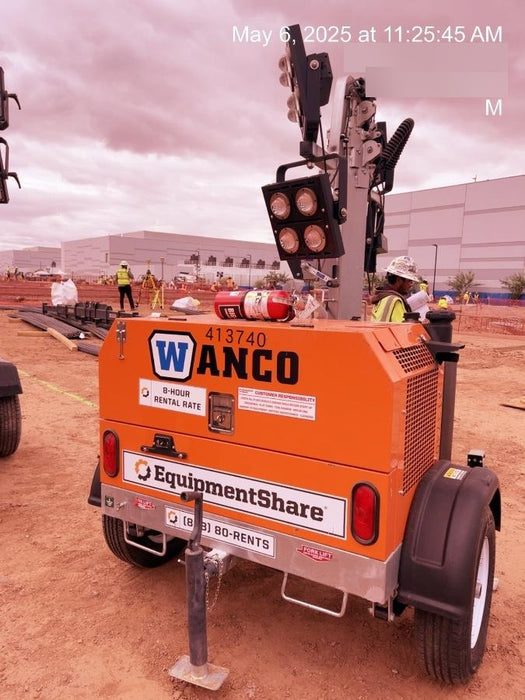 2024 Wanco WLTT-4MM4K Diesel, Deep Sea Controller, Shore Power Plug, Auto Start, (4) 350W LED Floodlights, 4kW Generator, 60 Gal Fuel Tank, 2" Ball, T3