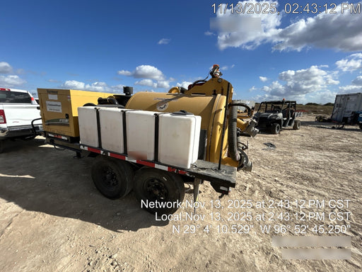 2020 Vac-Tron LP573XDT 24 HP Kohler Diesel Engine (Tier 4 Final), Includes 500 Gallon Debris Tank w/ Hydraulic Tilt, two (2) 100 Gallon Water Tanks, Low Profile Torsion Axles (12,000 GVWR), Manual Jack