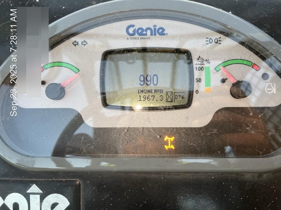 2019 Genie GTH-636 Canopy, Solid RT Tires, LED Work Lights, Beacon 60" QA Carriage, 48" Forks