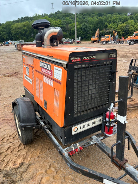 2021 Lincoln Electric Vantage 549X Ready Pak 3, ORANGE (includes trailer, cable rack, fender light kit)