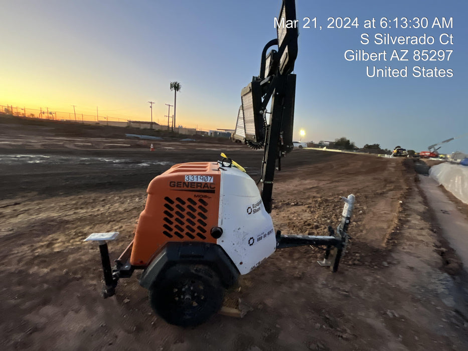 2023 Generac MLT2 Diesel, Flex Switch 120V Input, Powerzone Controller, (4) 320W LED Lights, 4kW Generator, 39.9 Gal Fuel Tank, 2" Ball, T3