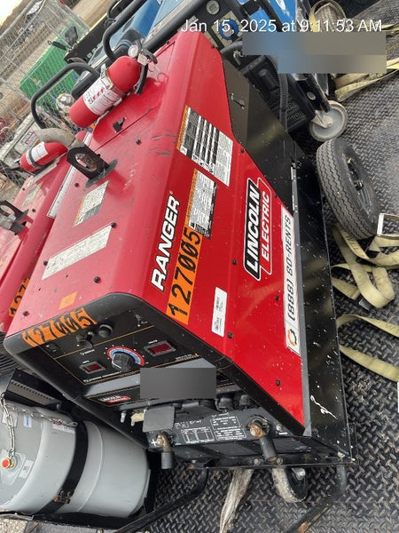 2021 Lincoln Electric Ranger 305 LPG K3430-1, Ranger 305 LPG, Undercarriage, Tank Holder & Strap, 10kw AC Gen, 25hp Kohler LPG Eng