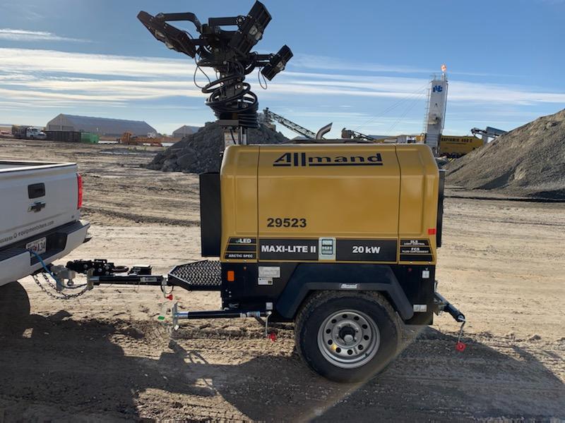 2019 Allmand MAXI-LITE II Allmand Maxi-Lite Pro II V 20 kW Light Tower w/Arctic Package, LED Light Package