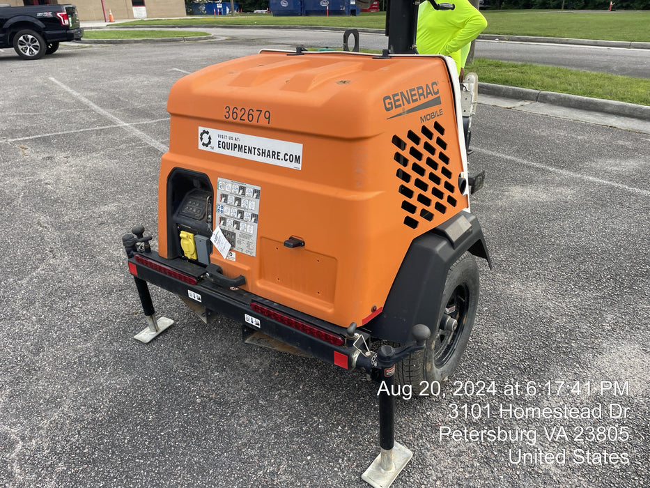 2023 Generac MLT2 Diesel, Flex Switch 120V Input, Powerzone Controller, 
(4) 320W LED Lights, 4kW Generator, 39.9 Gal Fuel Tank, 2" Ball, T3