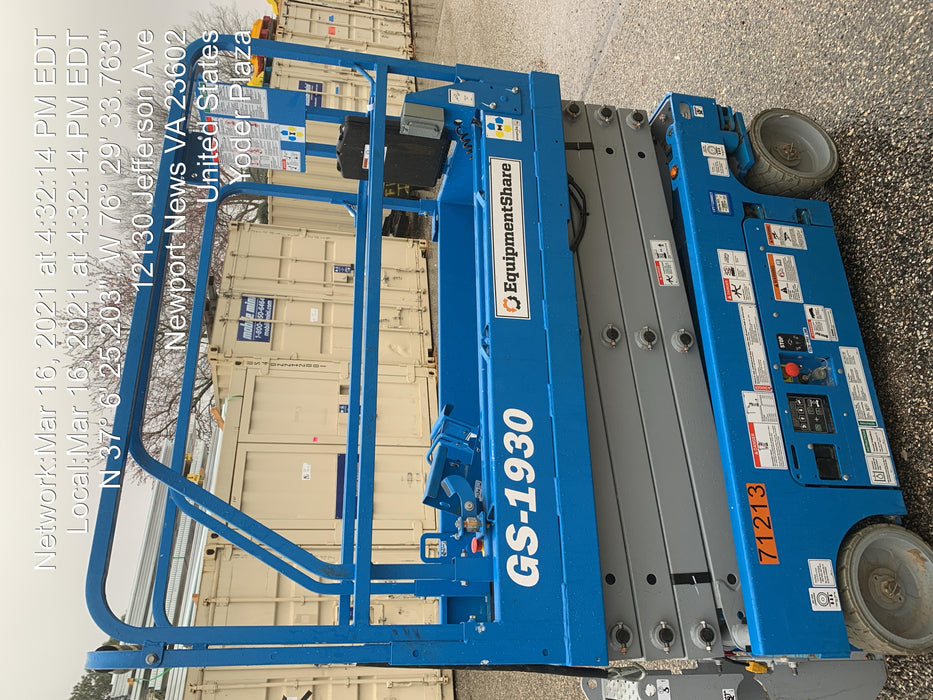 2020 Genie GS-1930 Standard Machine