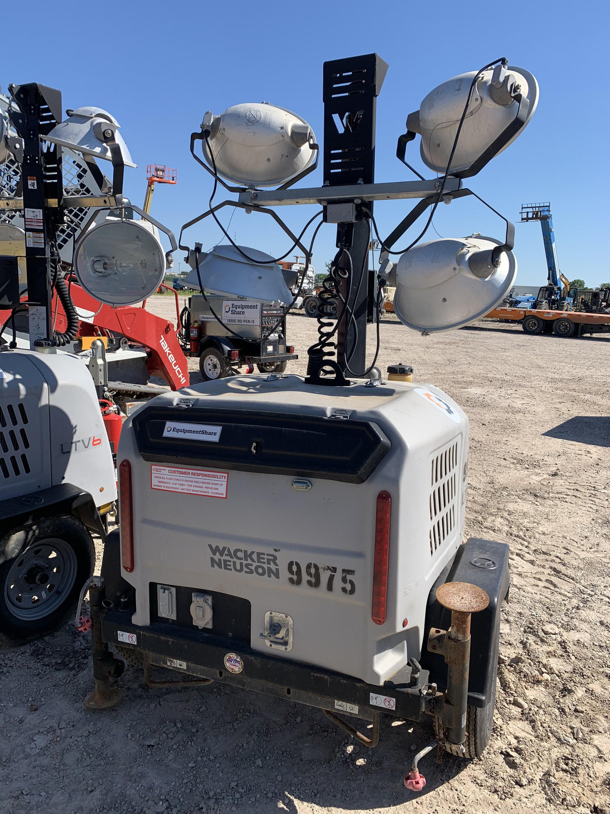 Wacker Neuson LTV6K-MH Wacker Neuson LTV6K Towable Light Tower