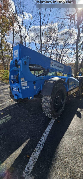2020 Genie GTH-636 Cab/Heat/Air, Solid Tires, Work Lights, Beacon, Aux Hydraulics, Back up Alarm