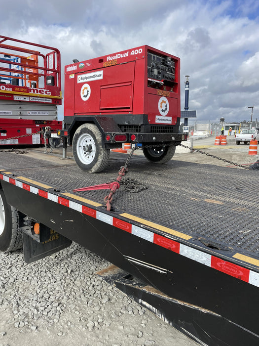 2022 Shindaiwa DGW400MDL Kubota D902 Engine, 23 HP, Dual Op Welder, Wire, Arc, Droop Stick, Tig, and CC Stick Functionality, Simulphase, 3 Phase and 1 Phase Gen Output, Single Axle NB Trlr, Slr Trckl Chrg 12V 12W, Fire Ext