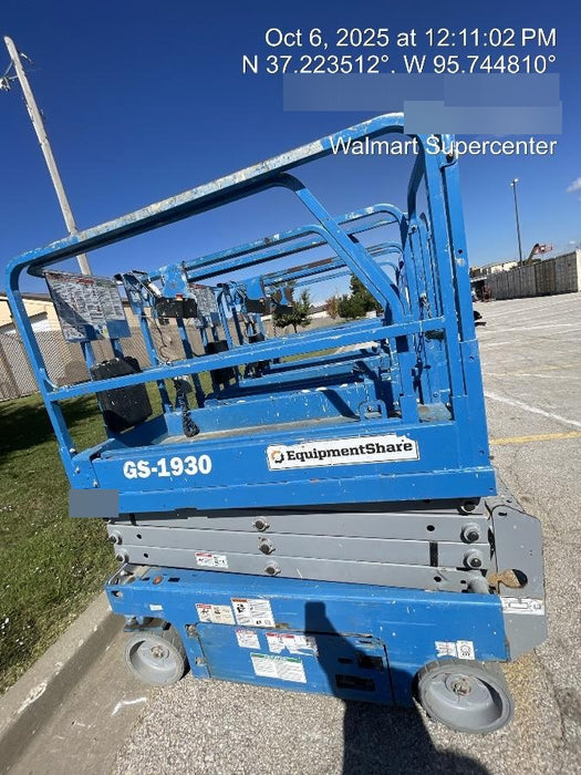 2018 Genie GS-1930 Genie GS-1930 w/Fixed Rail, Chain Entry