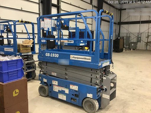 2019 Genie GS-1930 Fixed rails with chain Entry