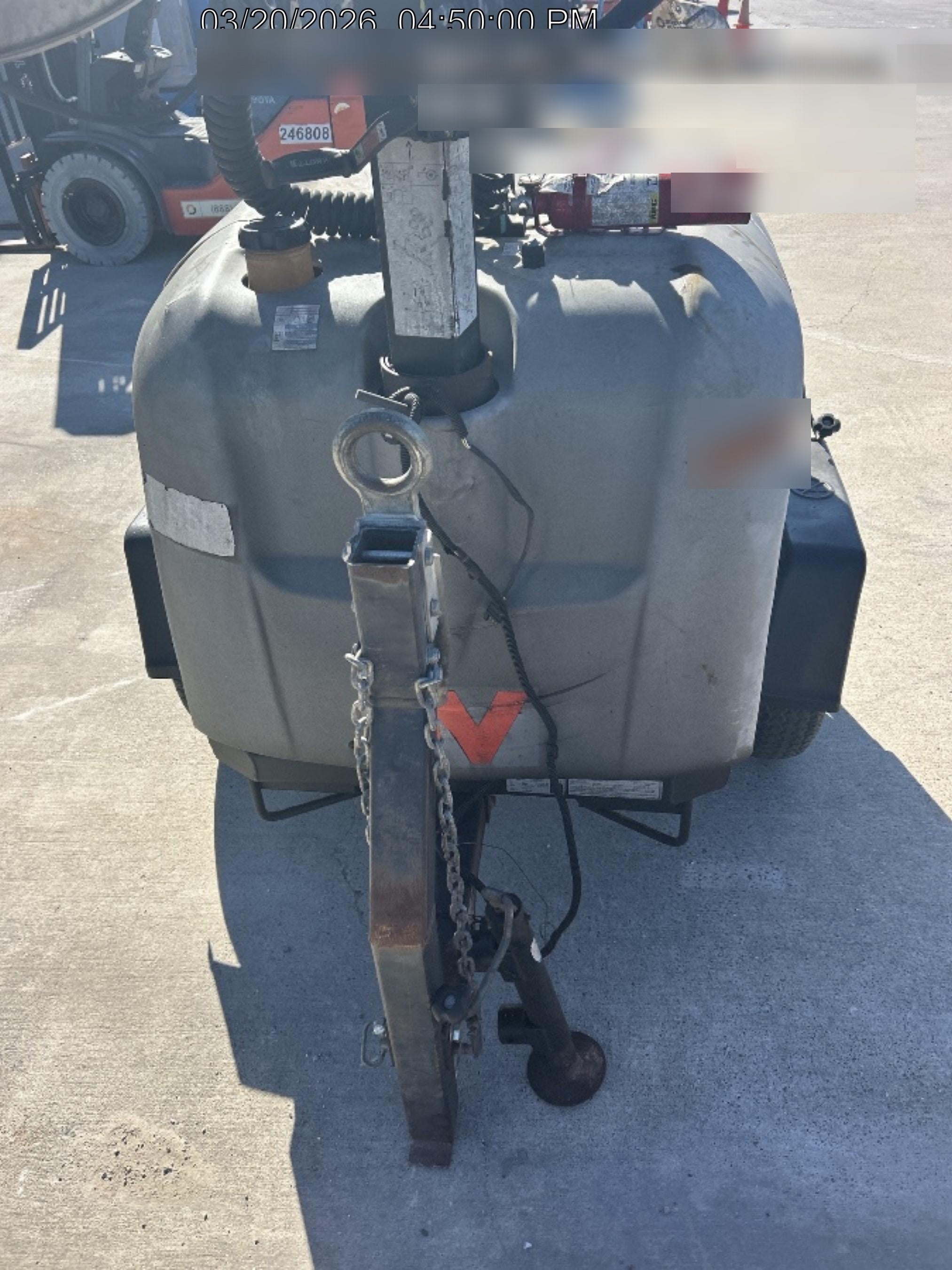 Wacker Neuson LTV6K-MH Power mast, 1100W MH, Fuel Sensors, Wiring Harness
